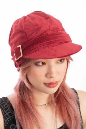1920s Style Velvet Cloche Hat