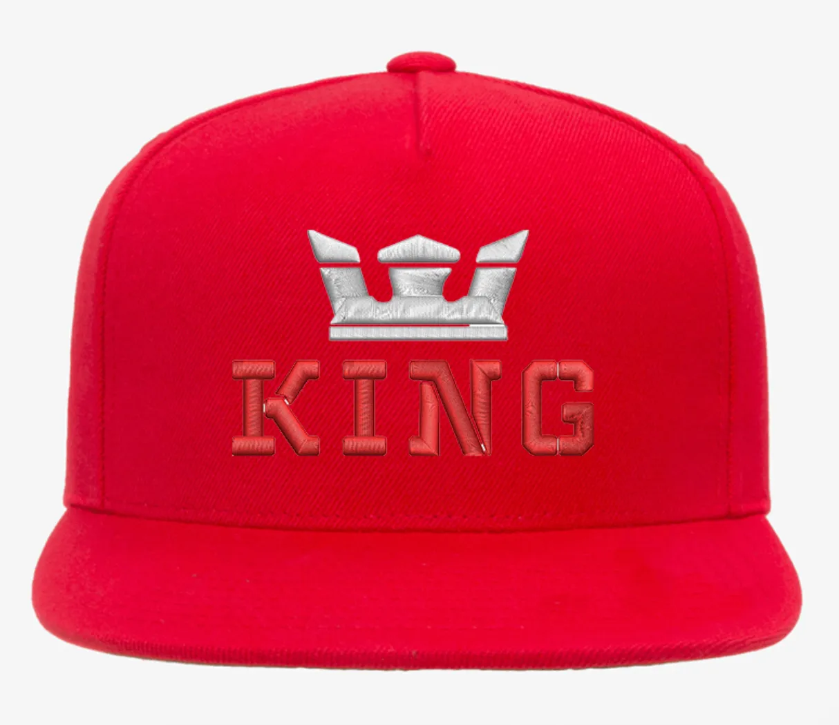 5 Panel Snapback Cap King Crown