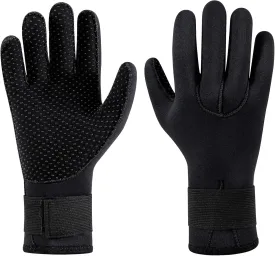 5mm Wetsuit Gloves Neoprene Diving Gloves Thermal Anti-Slip Scuba Gloves for Men Women Snorkeling Open Water Swimming Kayaking Surfing Fishing