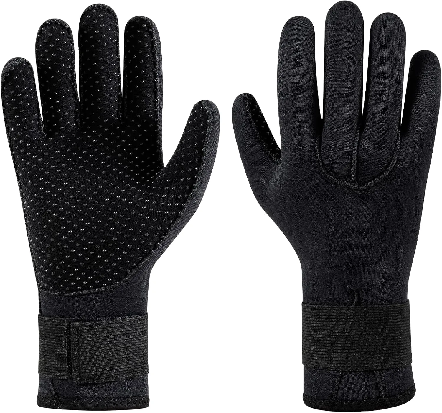 5mm Wetsuit Gloves Neoprene Diving Gloves Thermal Anti-Slip Scuba Gloves for Men Women Snorkeling Open Water Swimming Kayaking Surfing Fishing