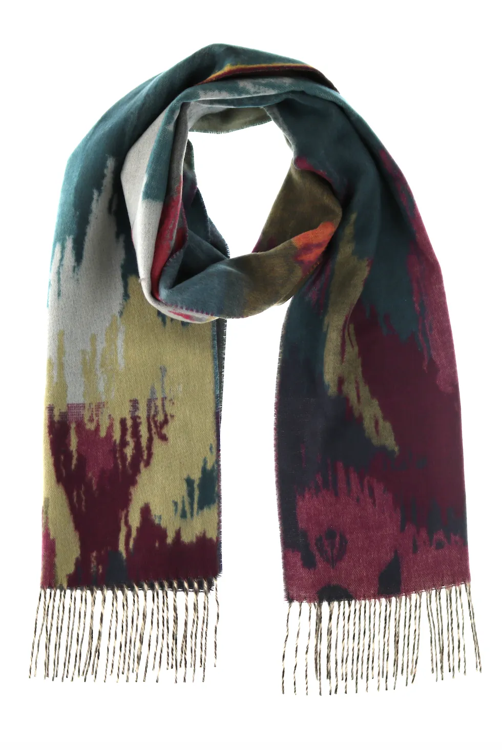 Alexandrit Abstract Cashmink Scarf