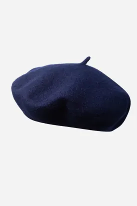 Amelie Classic Beret - Navy Blue