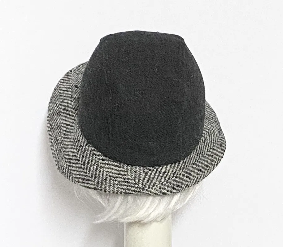 Asymmetrical Cloche Hat