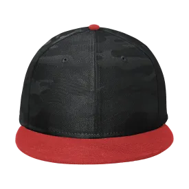 B2014 Camo Flat Bill Snapback Cap