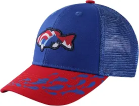 BASSDASH Kids Youth Fishing Sun Hat Mesh Back Adjustable Baseball Trucker Cap for Boys Girls Toddler