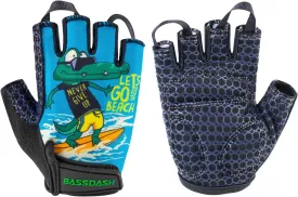 BASSDASH UPF 50  Kids' Gloves with Padded Grippy Palm UV Protection for Bicycles Fishing for 1-8 Years Old Boys Girls