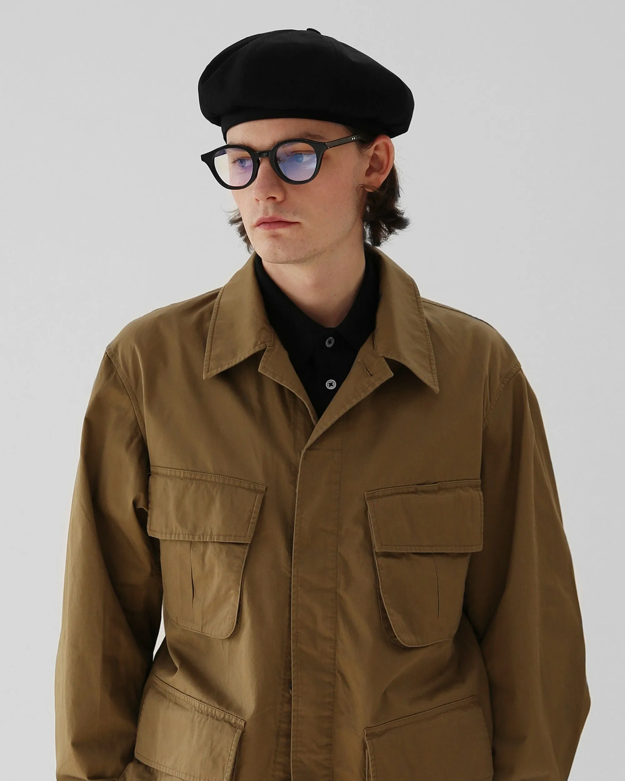 BERET / WEB STRAP / BLACK