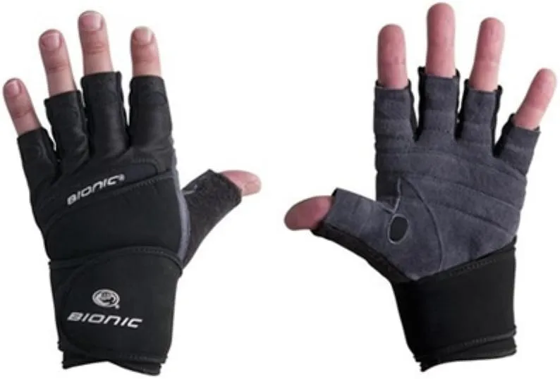 Bionic Mens Wrist Wrap Fitness Gloves
