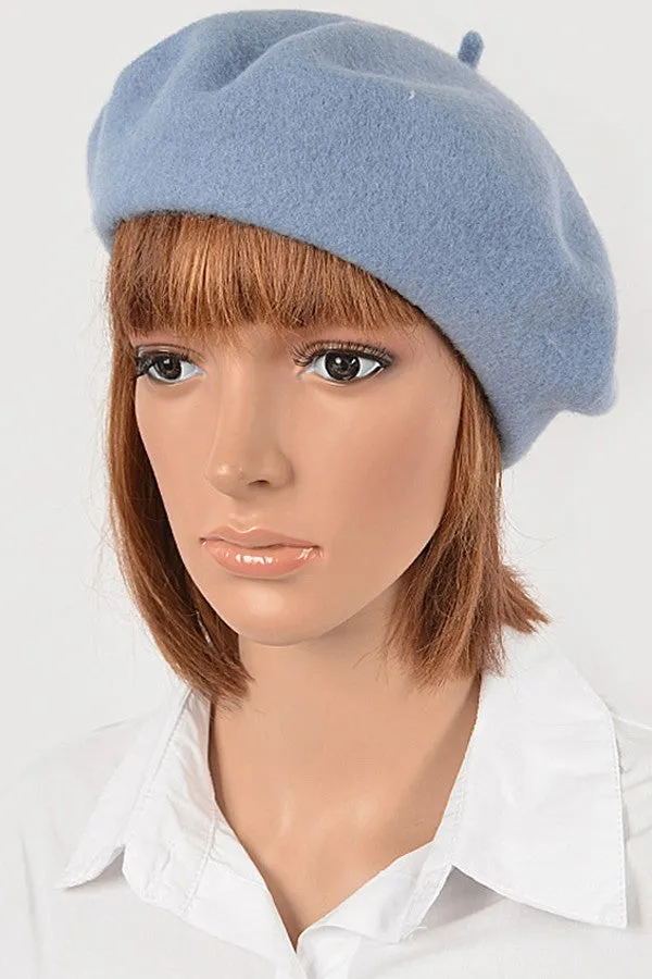 Blue European Style Beret