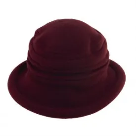 Boiled Wool Cloche | Wine