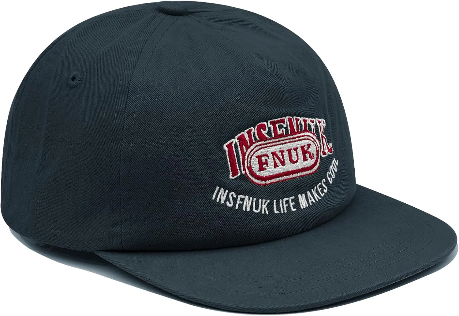 Clakllie Flat Bill Baseball Cap Snapback Trucker Hat Steet Casual Hip Hop Cap Breathable Runner Cap Vintage Low Profile Hat