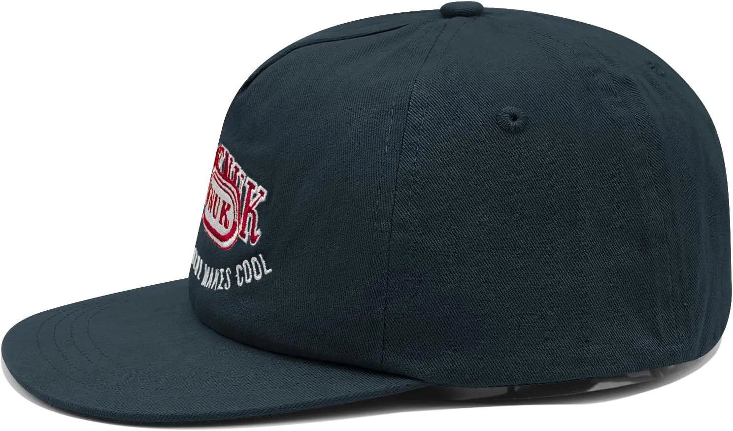 Clakllie Flat Bill Baseball Cap Snapback Trucker Hat Steet Casual Hip Hop Cap Breathable Runner Cap Vintage Low Profile Hat