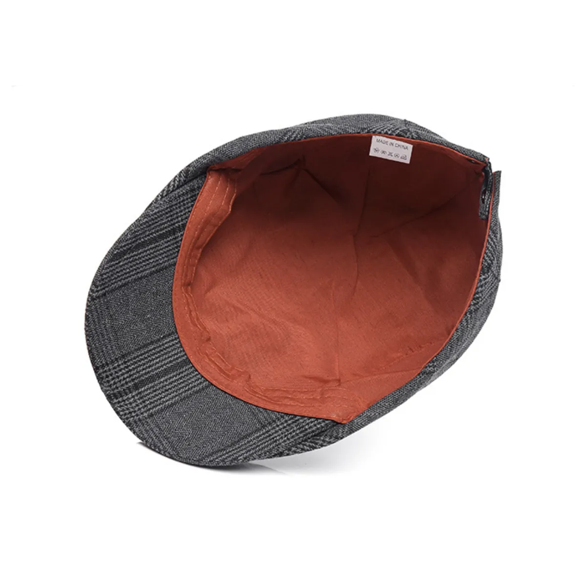 Classic Stripe Flat Cap