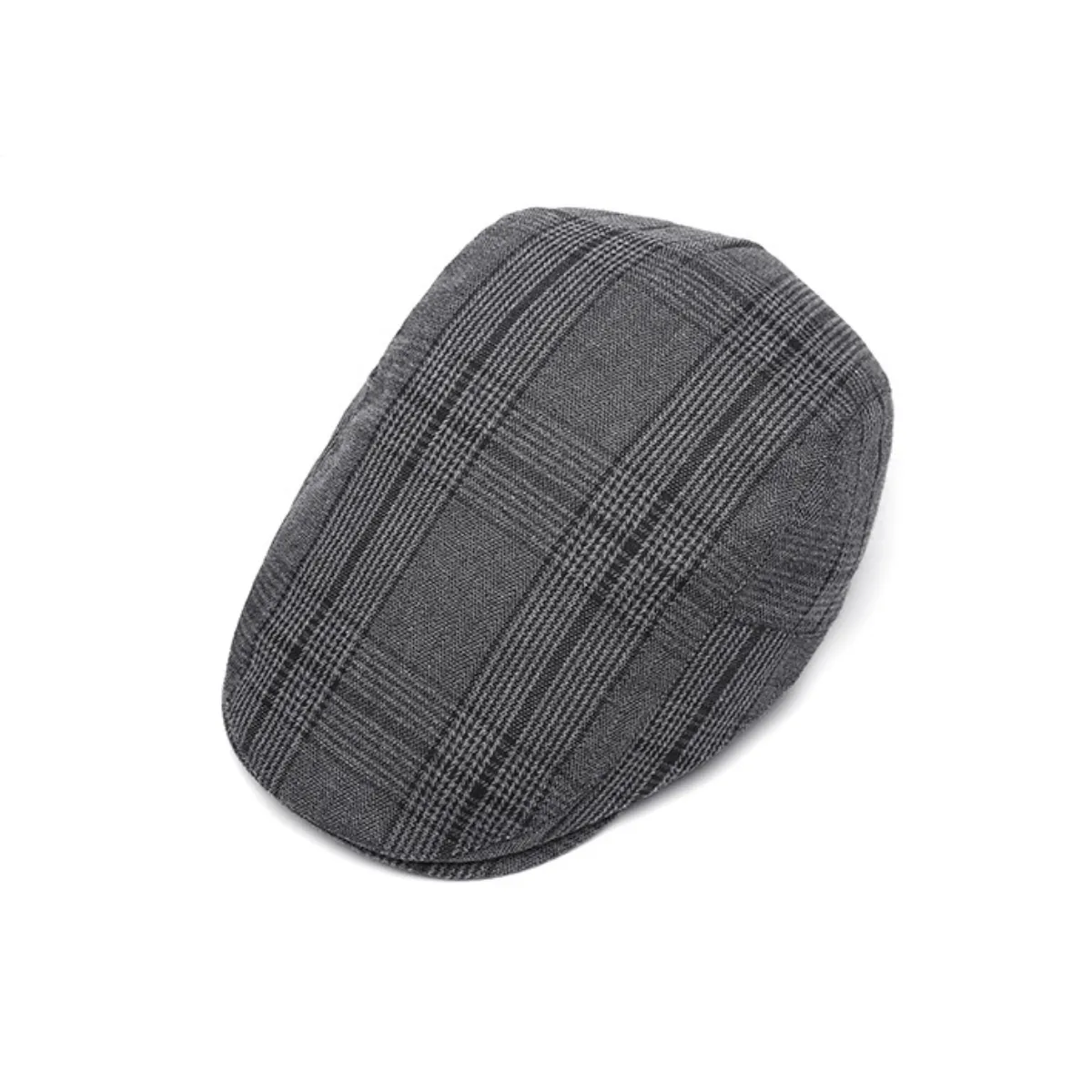 Classic Stripe Flat Cap