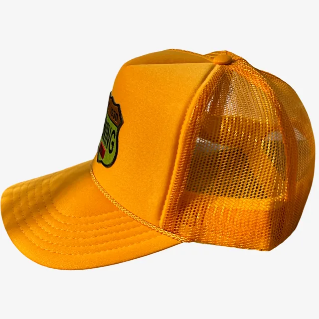 DALLAS Limited Edition EWING OIL GOLDEN ROD TRUCKER CAP-Exclusive