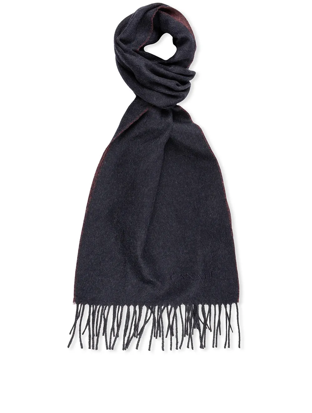 Exclusive Cashmere & Silk Scarf Navy