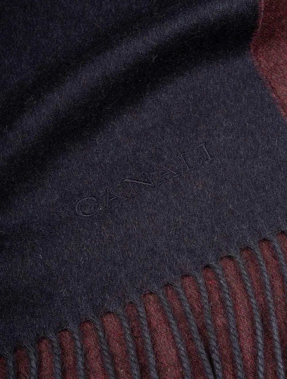 Exclusive Cashmere & Silk Scarf Navy