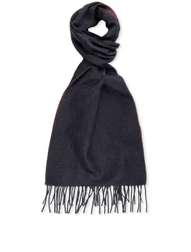 Exclusive Cashmere & Silk Scarf Navy