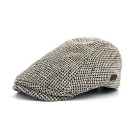 Fashion Winter Cotton Beret Hat For Men-Coffee,Black,Beige