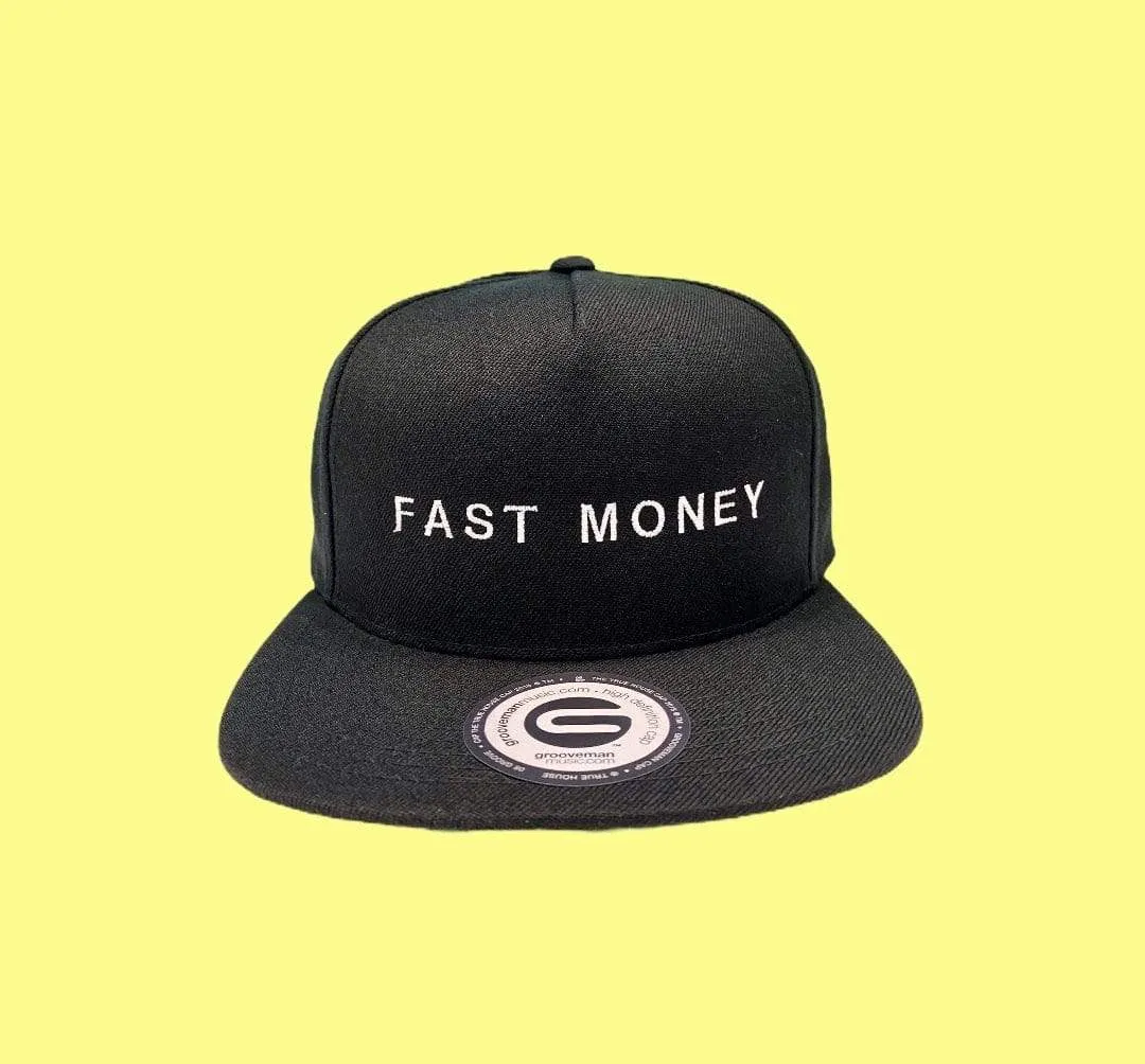 Fast money Black Snapback Hat