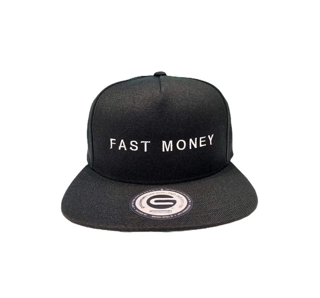 Fast money Black Snapback Hat
