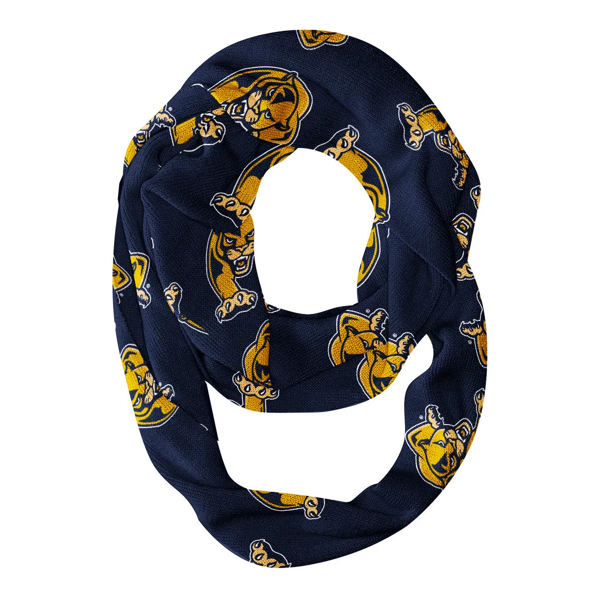 FIU Panthers All Over Logo Blue Infinity Scarf by Vive La Fete