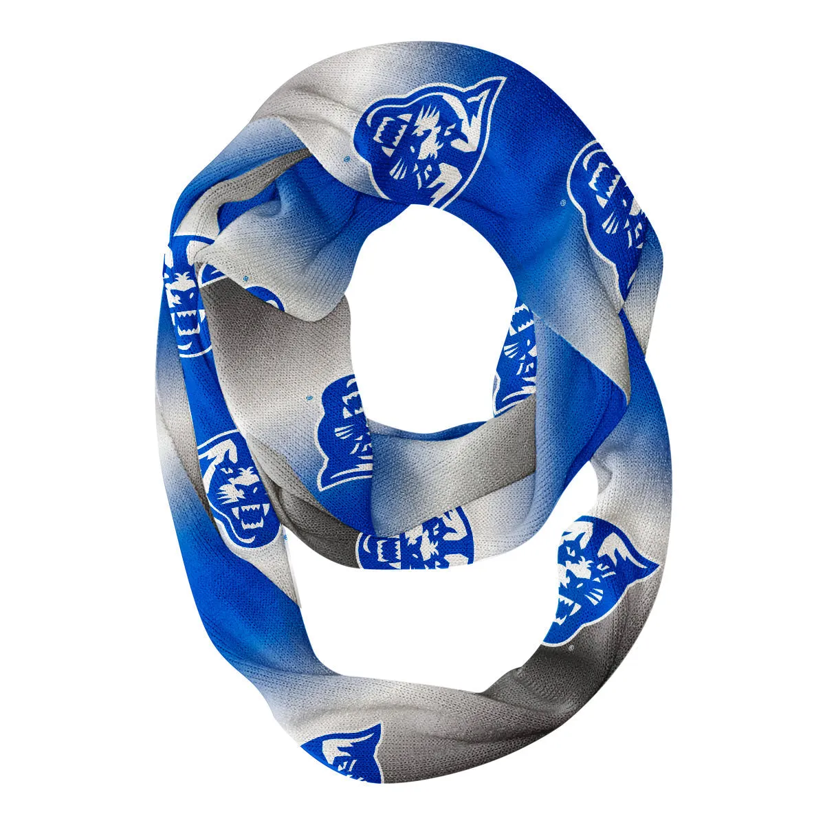 Georgia State Panthers All Over Logo Game Day Collegiate Women Ultra Soft Knit Infinity Scarf by Vive La Fete