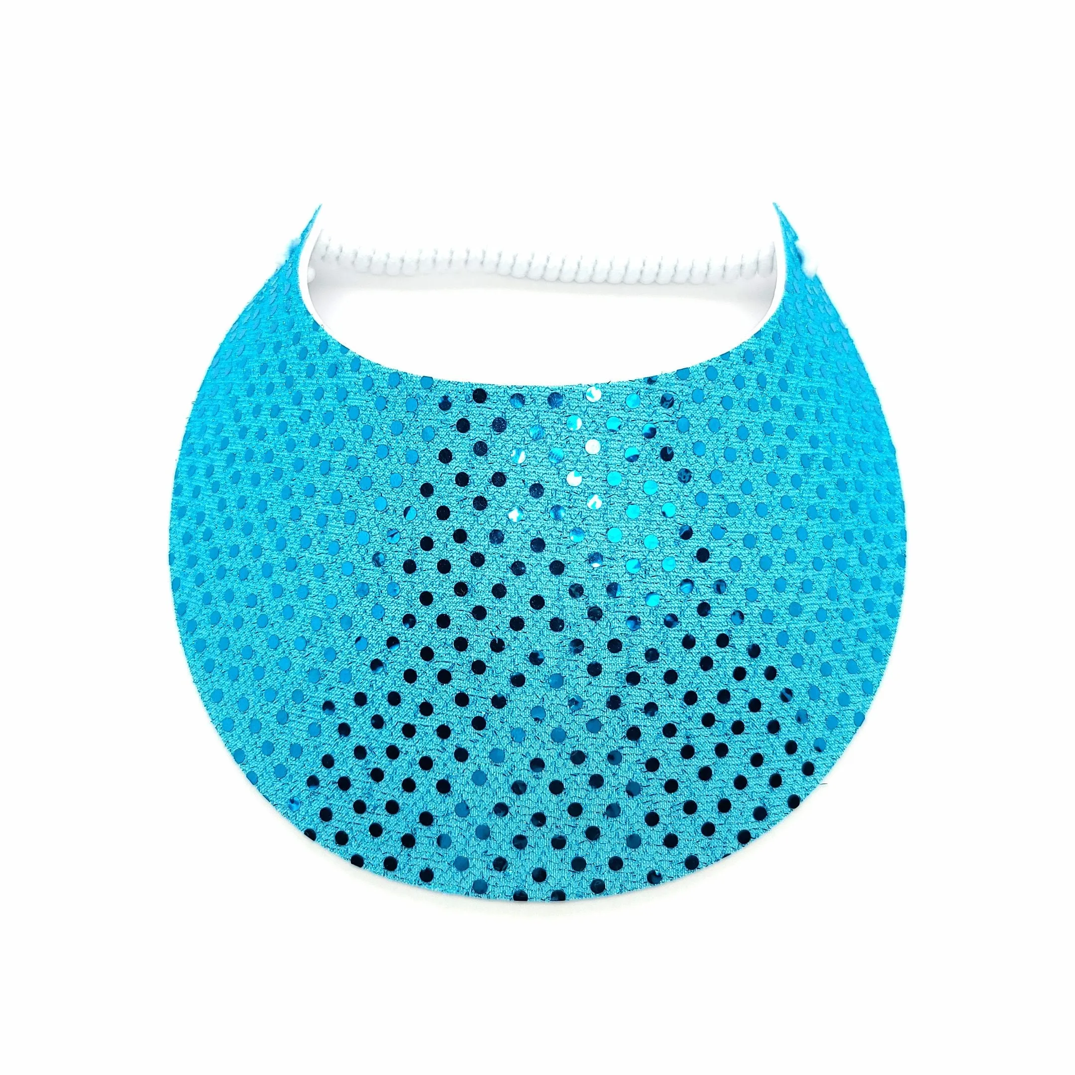 Glitz Blues and Greens Foam Sun Visor