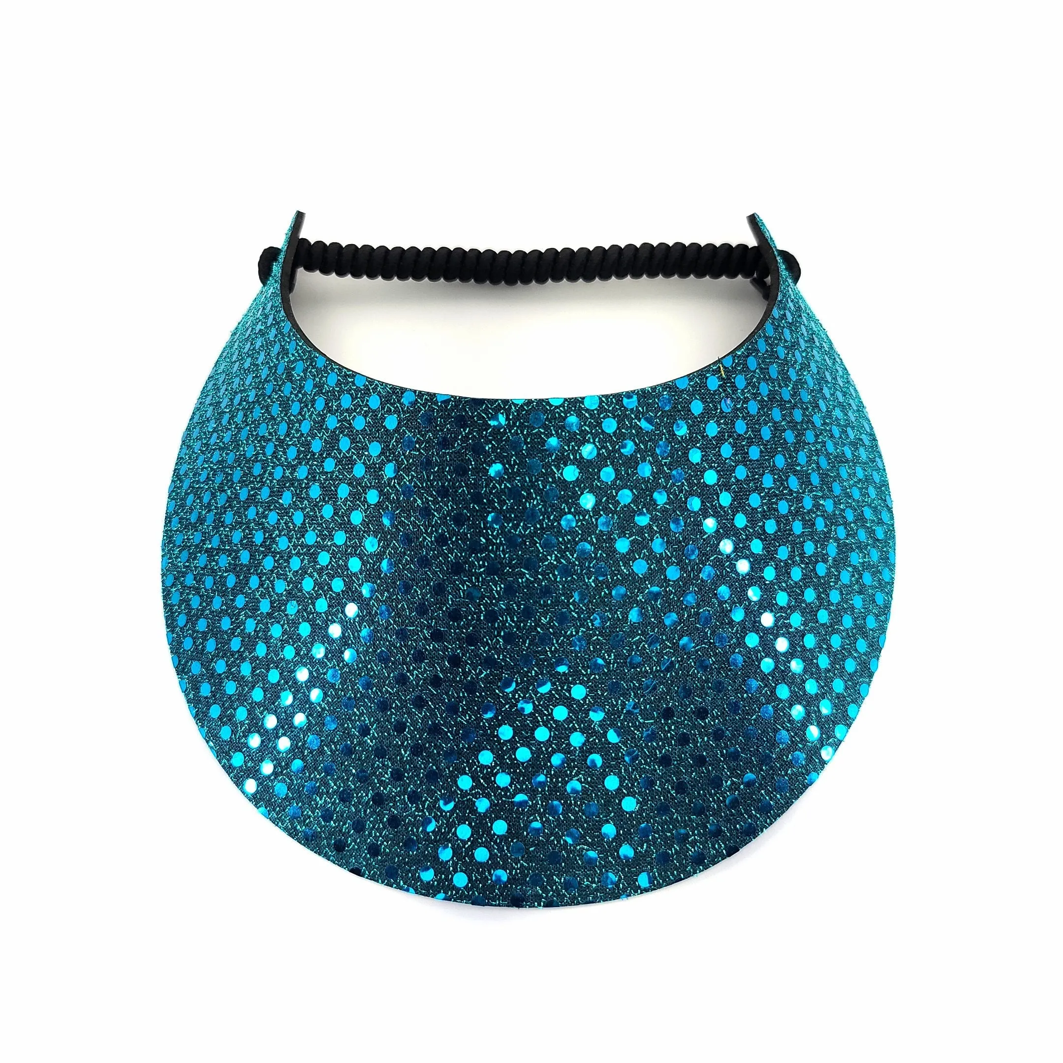 Glitz Blues and Greens Foam Sun Visor