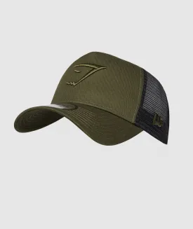 Gymshark New Era Mesh Trucker - Green
