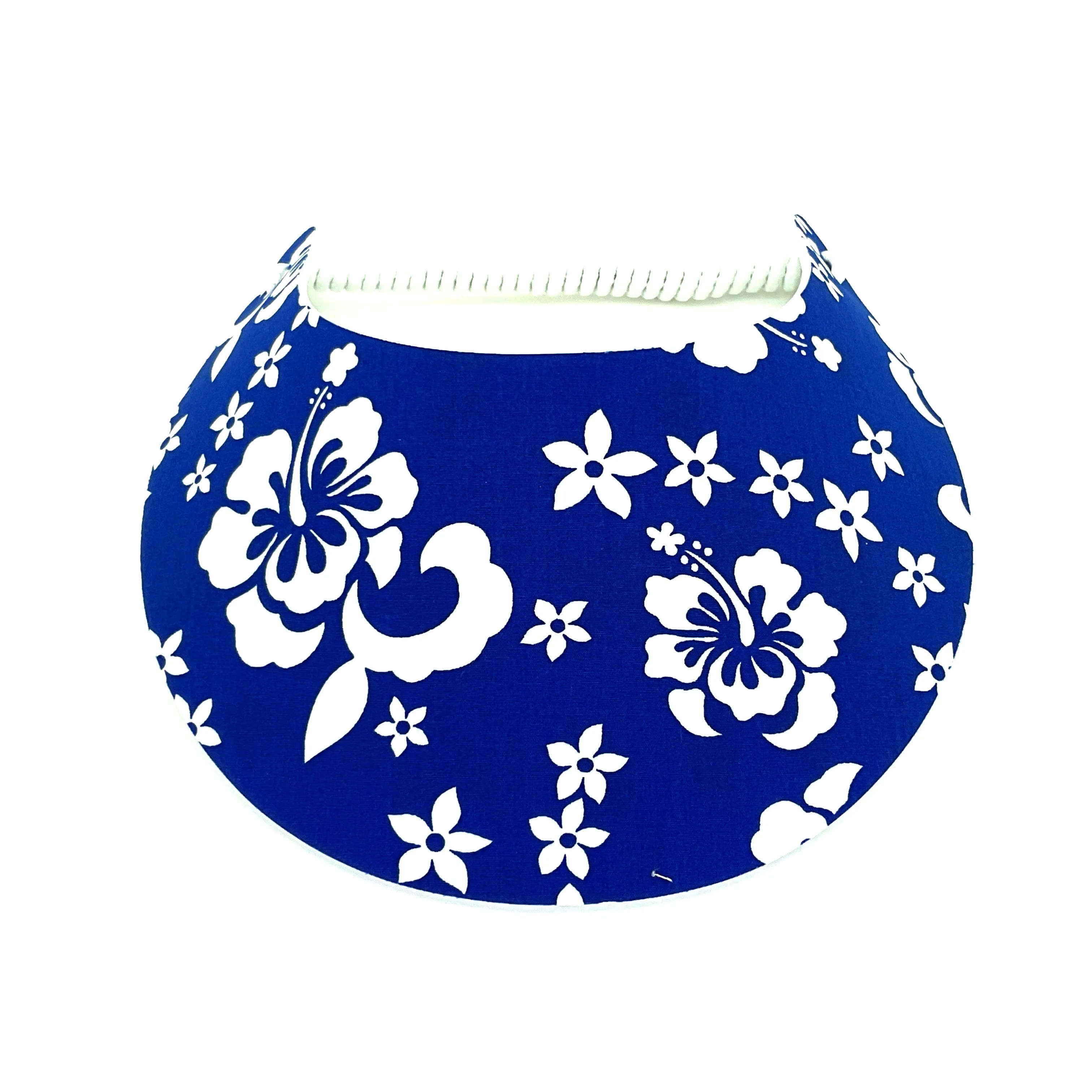 Hibiscus Hawaiian Print Foam Sun Visor