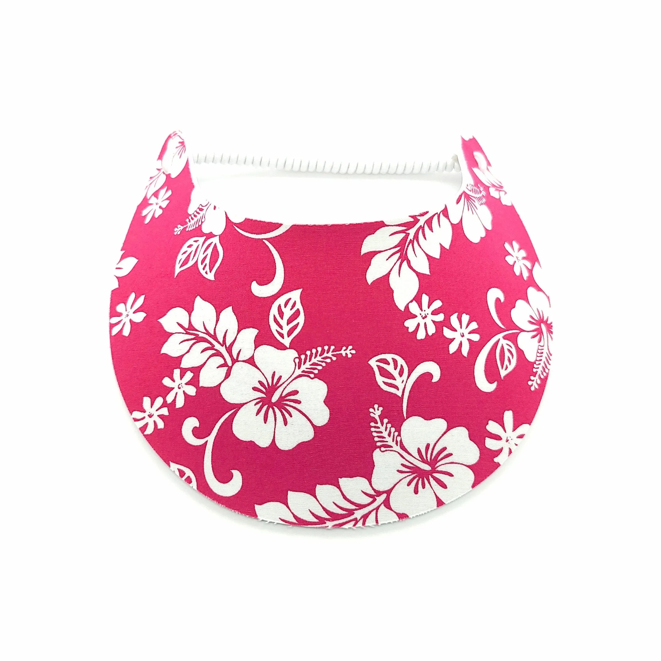 Hibiscus Hawaiian Print Foam Sun Visor