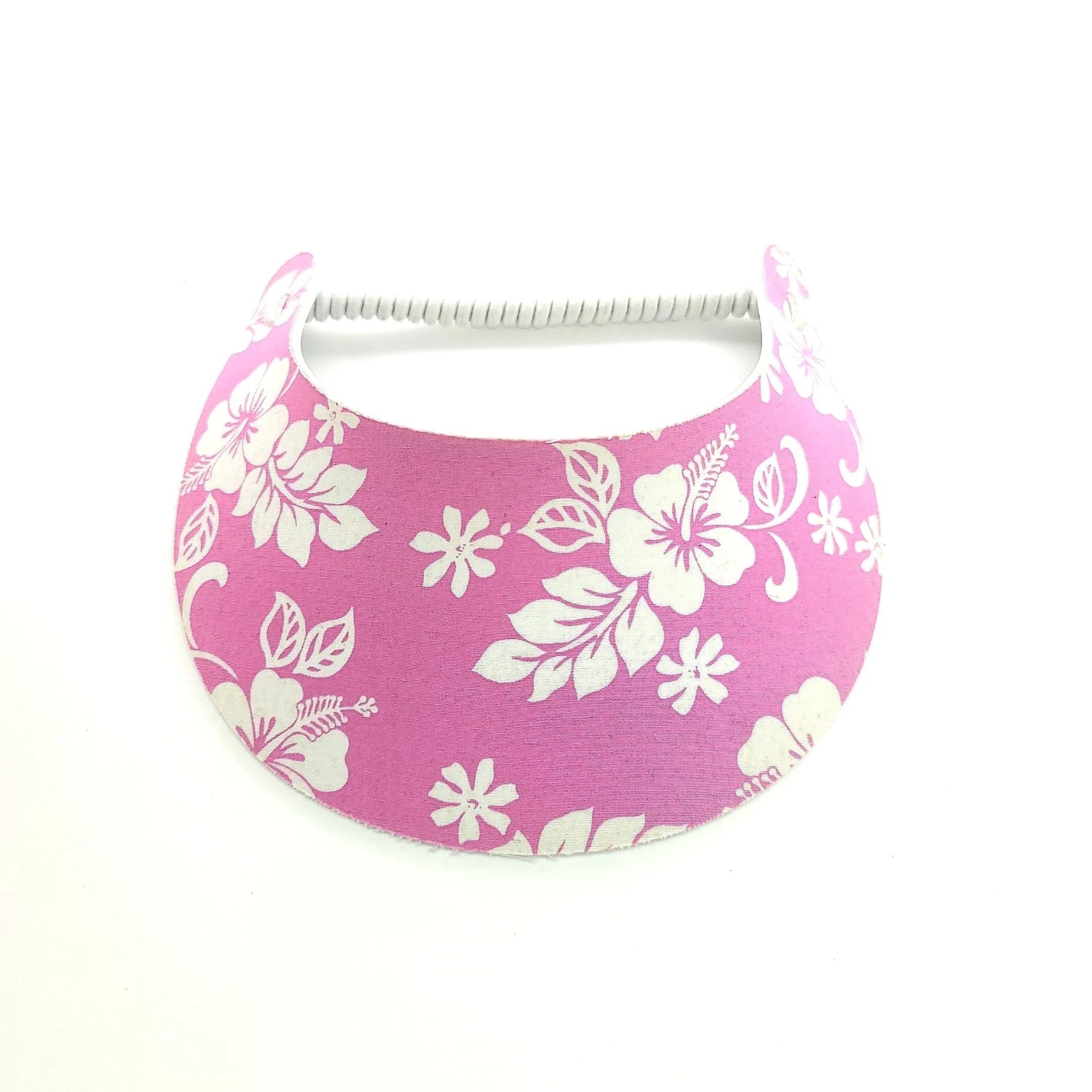 Hibiscus Hawaiian Print Foam Sun Visor