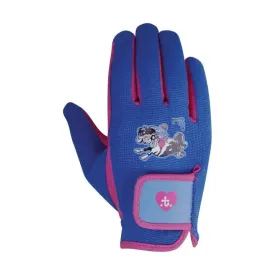 Hy Equestrian Thelwell Race Collection Childrens Riding Gloves