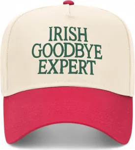 Irish Goodbye Expert Vintage Trucker Hat | Premium Snapback Hat for Men & Women