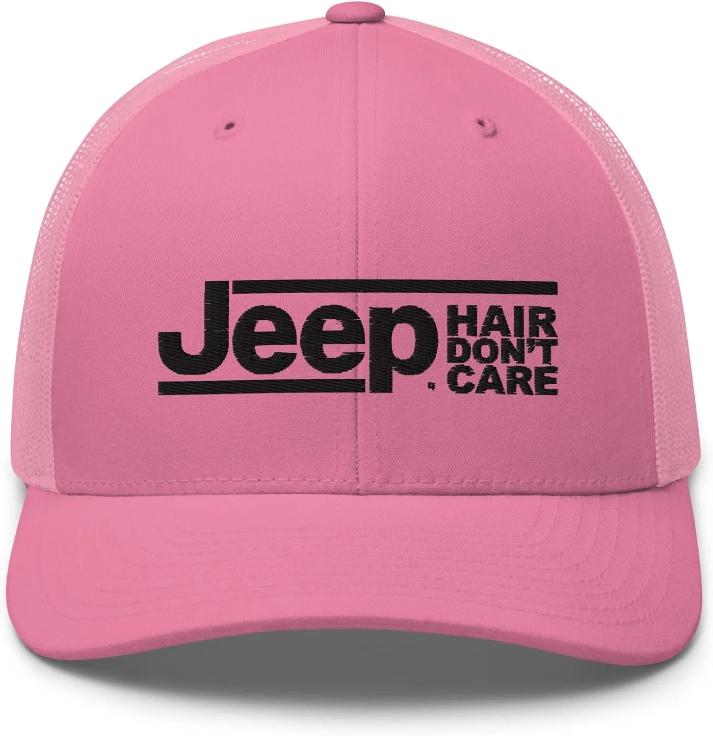 Jeep Hair Dont Care Retro Trucker Hat - Officially Licensed