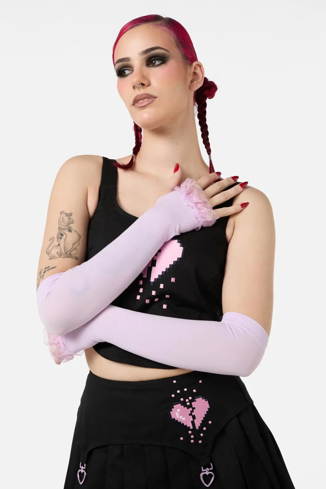 Lilac Arm Stockings