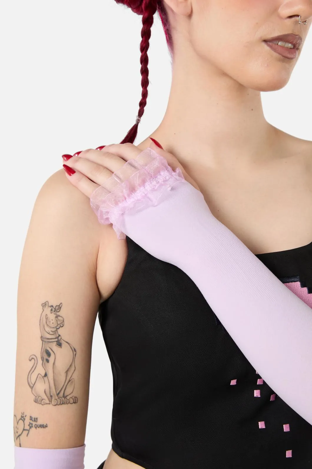 Lilac Arm Stockings