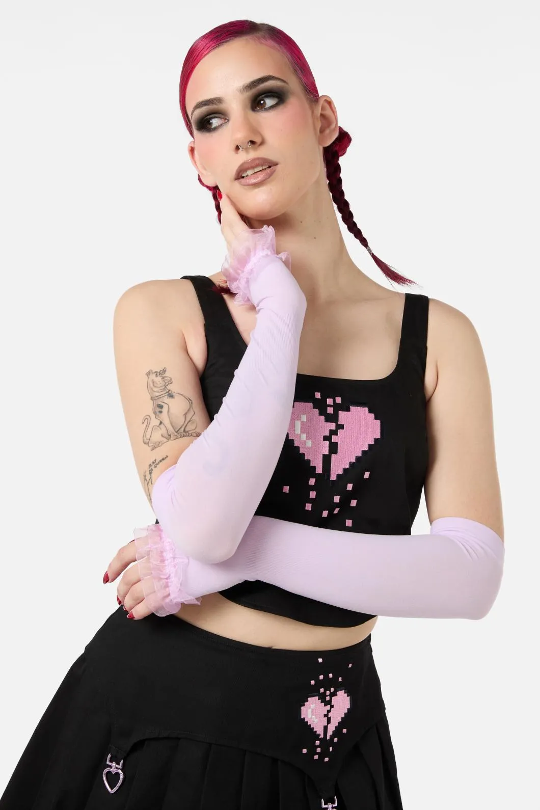 Lilac Arm Stockings