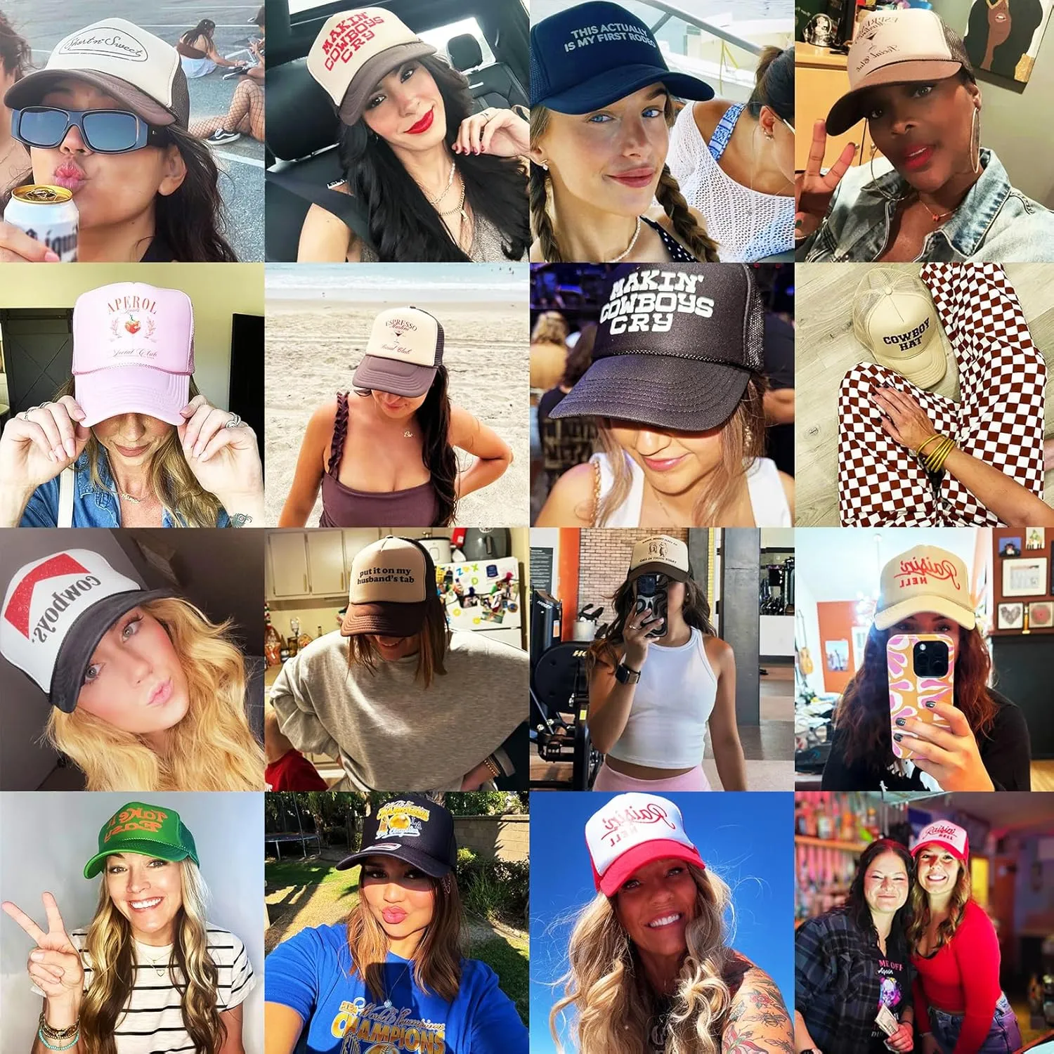 Literally Just A Girl Vintage Trucker Hat | Premium Snapback Baseball Hat for Men & Women