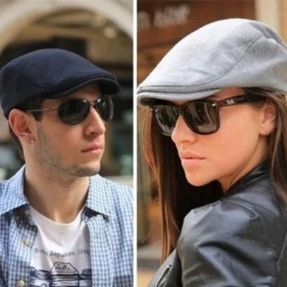 London Cabbie Hat Golf Beret Newsboy Ivy League Peaky Blinders Cloth Cap