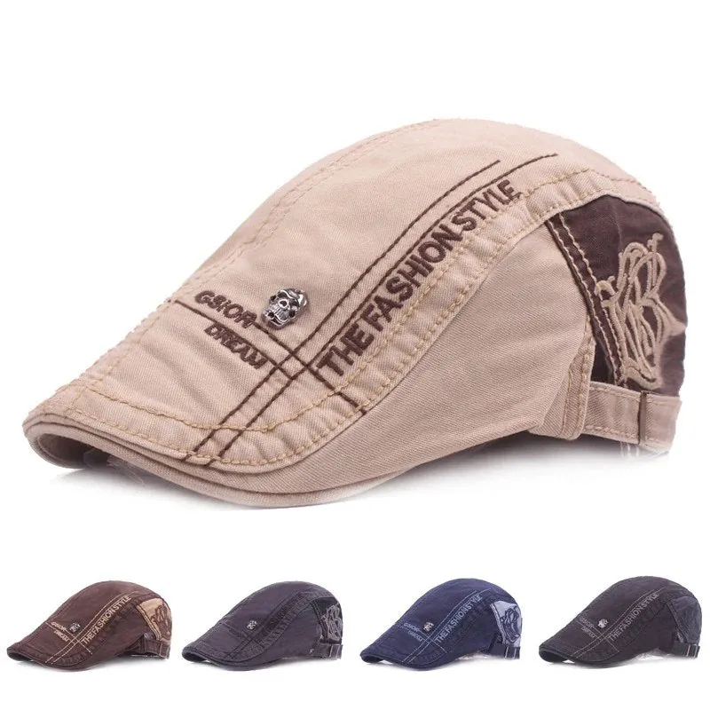 London Cabbie Hat Golf Beret Newsboy Ivy League Peaky Blinders Cloth Cap