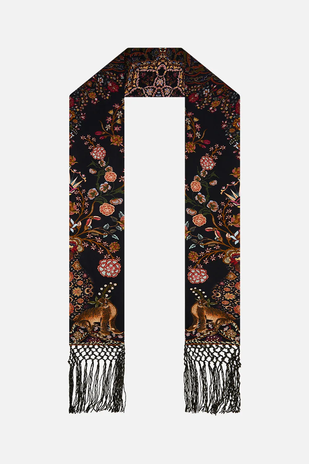 LONG SKINNY SCARF LOOM TO TOMB