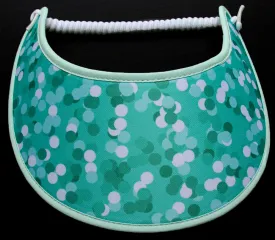 M138 Mint Green Sun Visor with Shades of Green