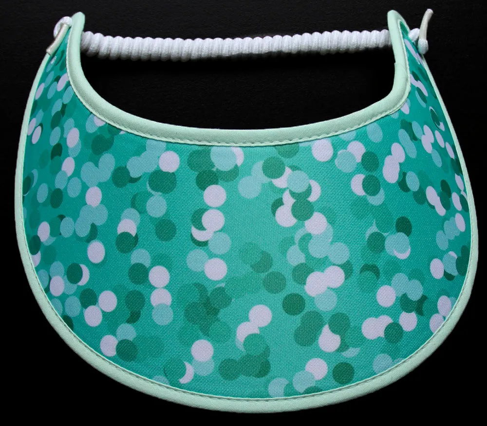 M138 Mint Green Sun Visor with Shades of Green