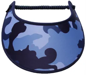 M706 Camo Sun Visor in Shades of Blue with Blue