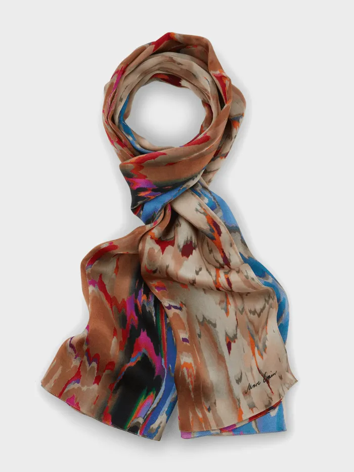 Marc Cain Collections Printed Silk Scarf VC B4.15 Z17 COL 321