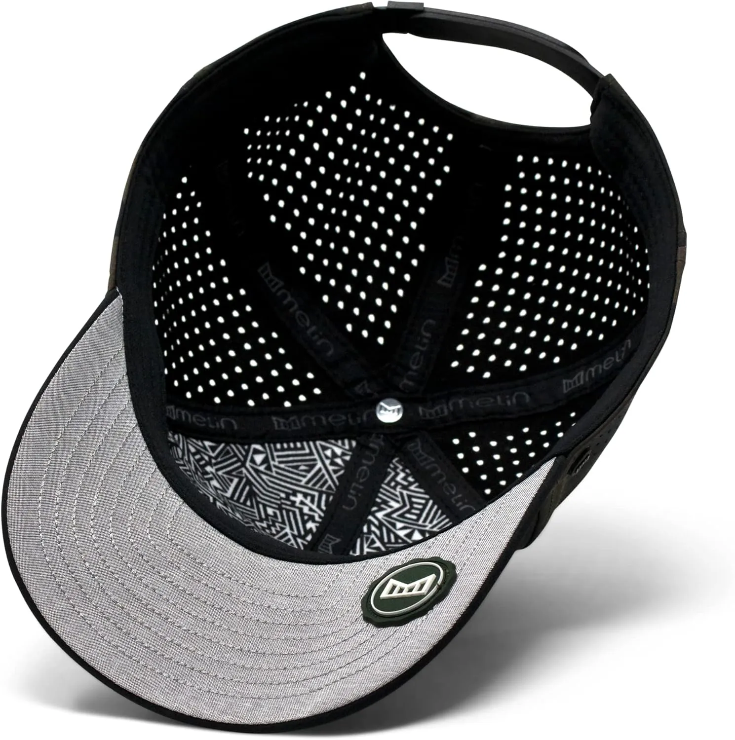 melin A-Game Hydro, Performance Snapback Hats, Water-Resistant Baseball Caps for Men & Women, Golf, Running, or Workout Hat