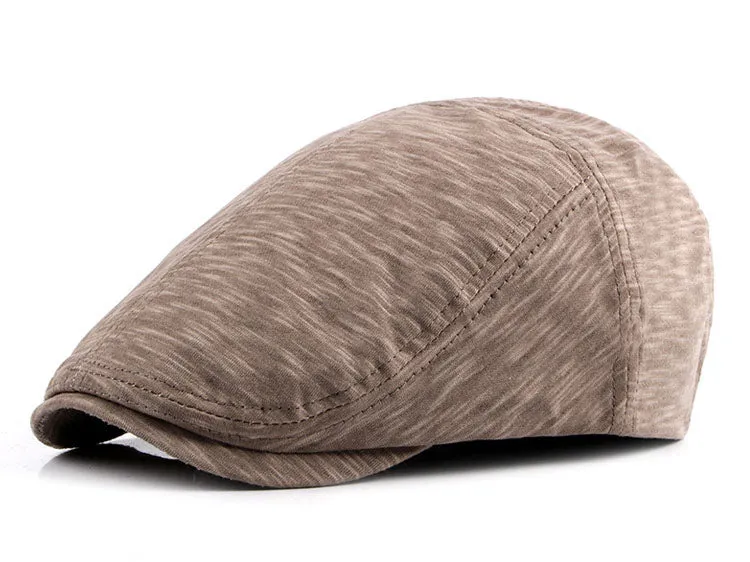 Men's Fashion Beret Hats - Navy Blue,Light Gray,Khaki,Dark Blue,Black,Red