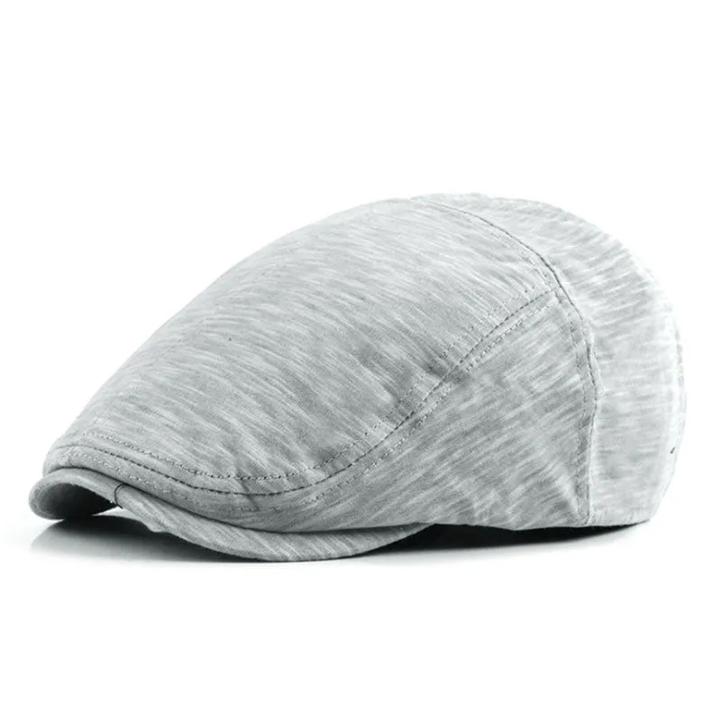 Men's Fashion Beret Hats - Navy Blue,Light Gray,Khaki,Dark Blue,Black,Red